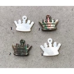 MOTHER OF PEARL CROWN  SHAPE