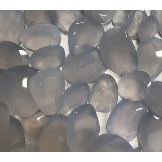 CHALCHEDONY  FREE FORM ROSE CUT STONES