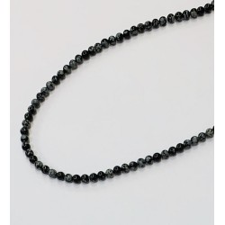 SNOWFLAKE OBSIDIAN BEADS