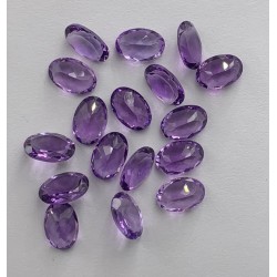 AMETHYST  OVAL FACETED