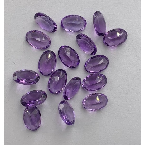 AMETHYST  OVAL FACETED