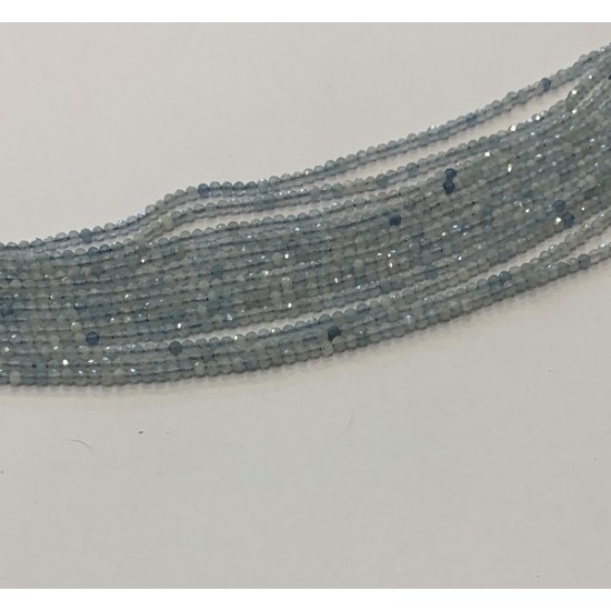 AQUAMARINE FACETED BEADS