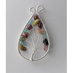THE TREE OF LIFE WITH SEMIPRECIOUS STONES