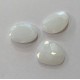 WHITE  AGATE  FREE FORM ROSE CUT STONES