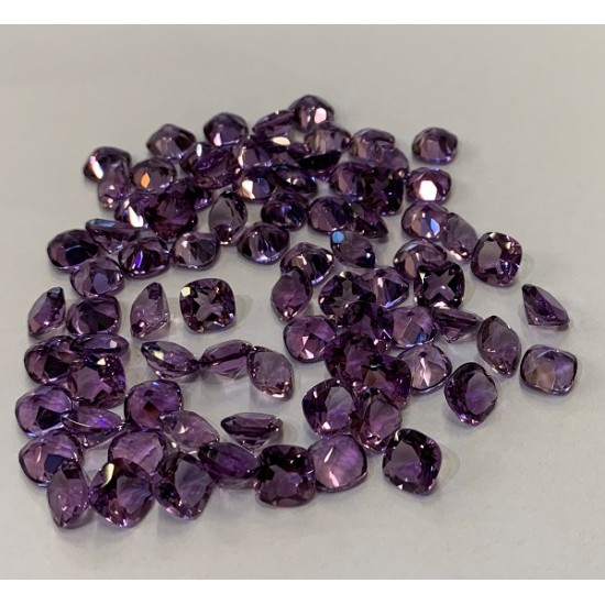 AMETHYST FACETED CUSHION