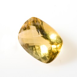 CITRINE FACETED CUSHION